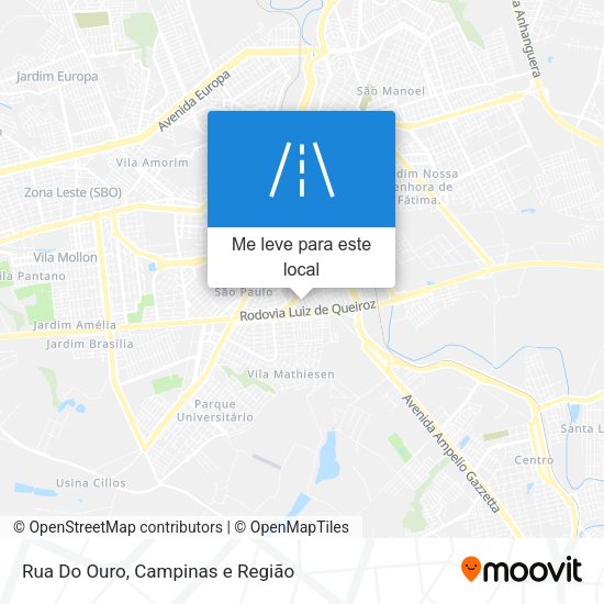 Rua Do Ouro mapa
