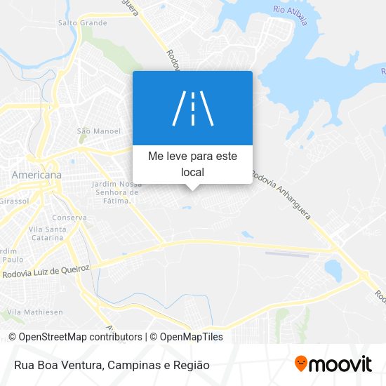 Rua Boa Ventura mapa