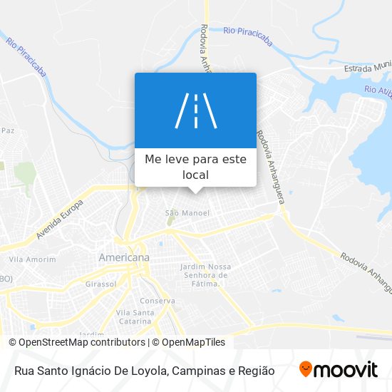 Rua Santo Ignácio De Loyola mapa