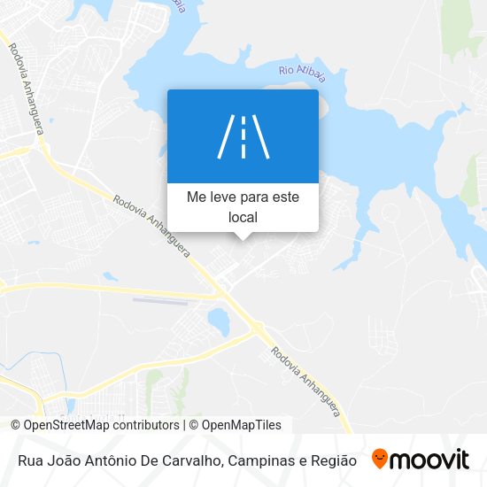 Rua João Antônio De Carvalho mapa