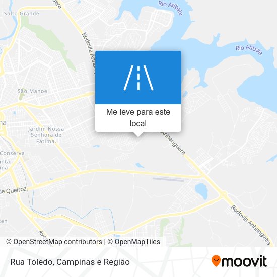 Rua Toledo mapa