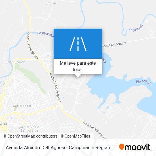 Avenida Alcindo Dell Agnese mapa
