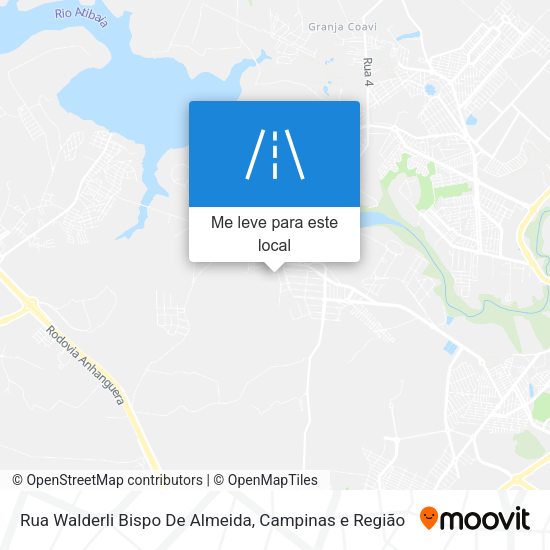 Rua Walderli Bispo De Almeida mapa