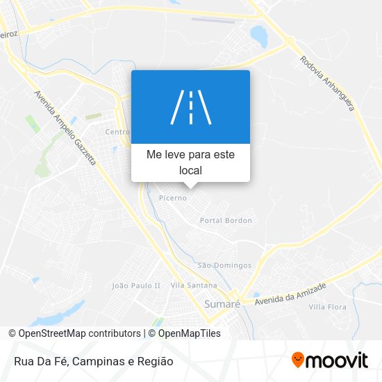 Rua Da Fé mapa