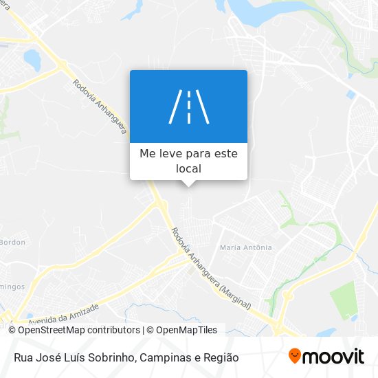 Rua José Luís Sobrinho mapa