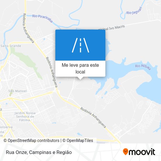 Rua Onze mapa