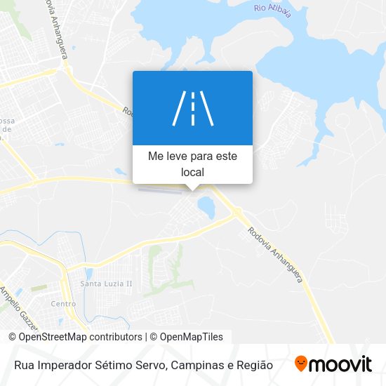 Rua Imperador Sétimo Servo mapa