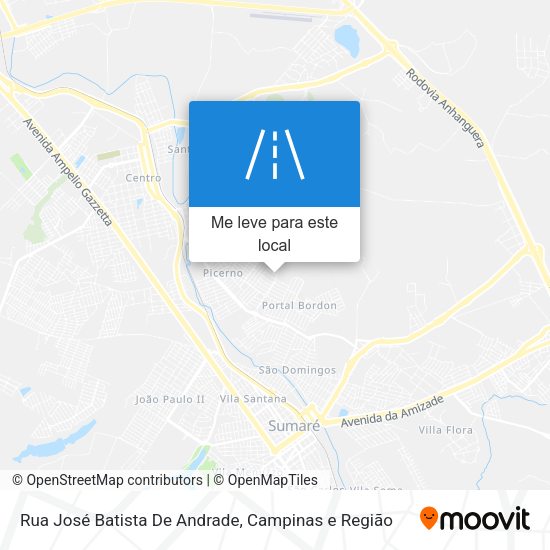 Rua José Batista De Andrade mapa