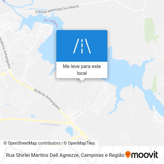 Rua Shirlei Martins Dell Agnezze mapa