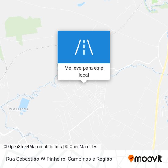 Rua Sebastião W Pinheiro mapa