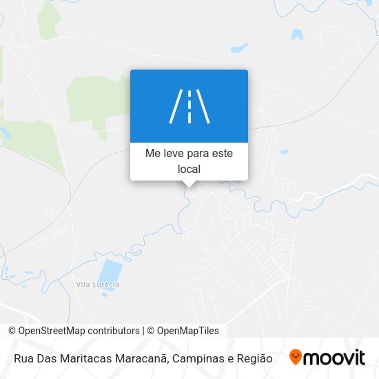 Rua Das Maritacas Maracanã mapa