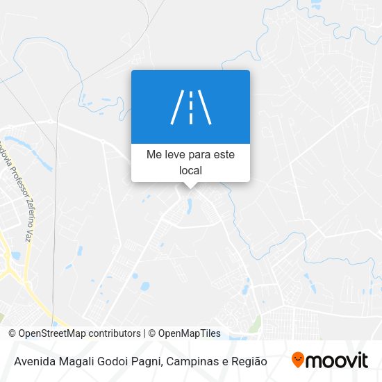 Avenida Magali Godoi Pagni mapa