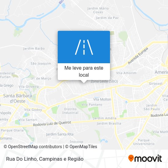Rua Do Linho mapa