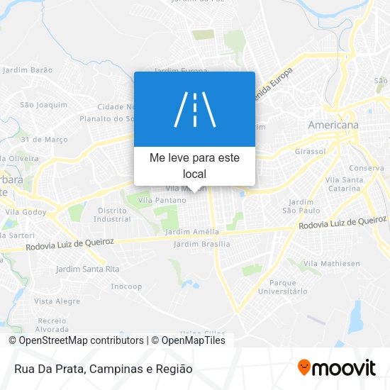 Rua Da Prata mapa