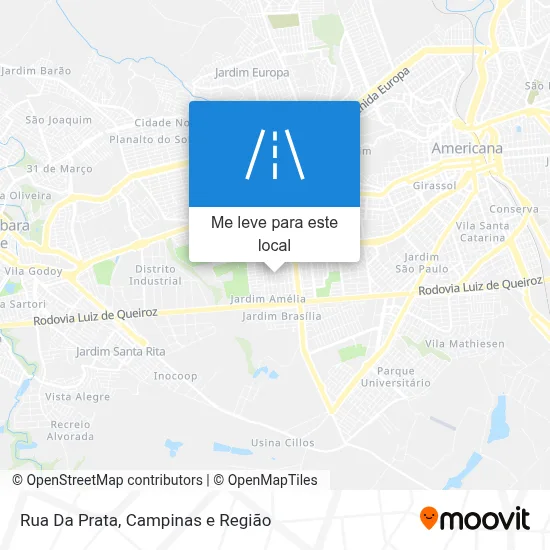 Rua Da Prata mapa