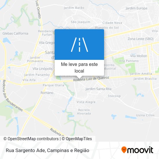 Rua Sargento Ade mapa