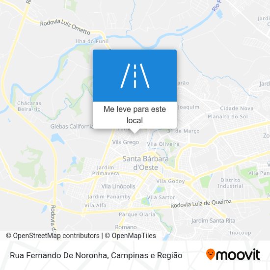 Rua Fernando De Noronha mapa