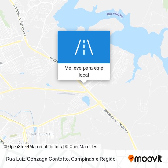 Rua Luiz Gonzaga Contatto mapa
