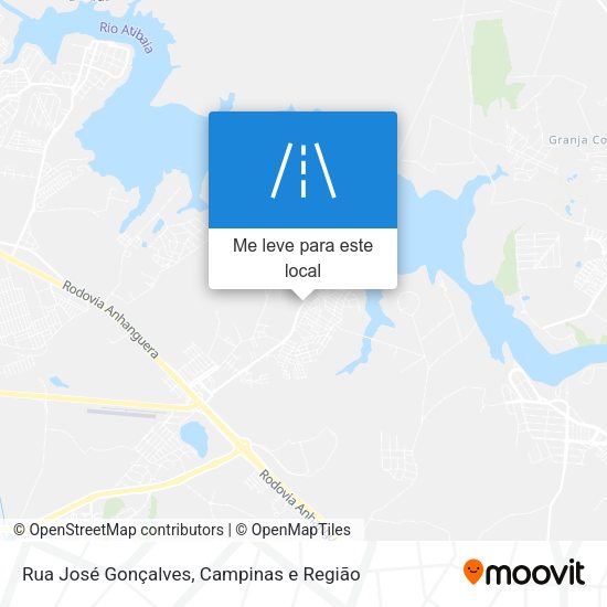 Rua José Gonçalves mapa