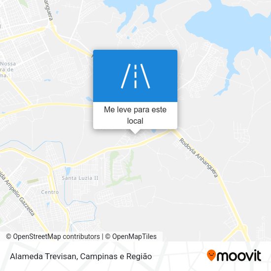 Alameda Trevisan mapa