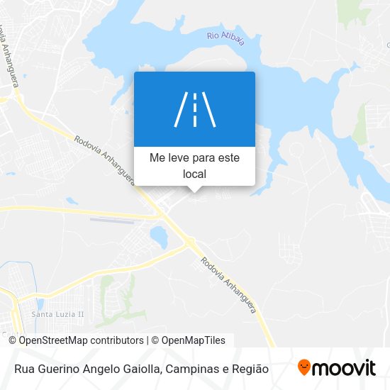 Rua Guerino Angelo Gaiolla mapa