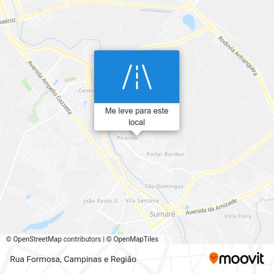 Rua Formosa mapa