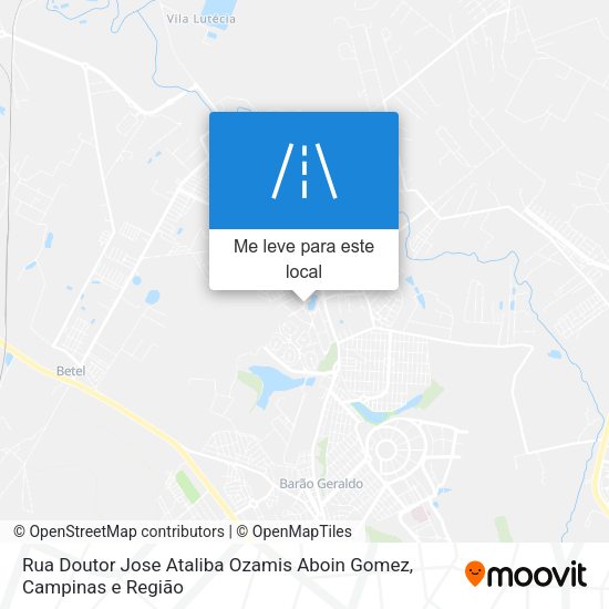 Rua Doutor Jose Ataliba Ozamis Aboin Gomez mapa