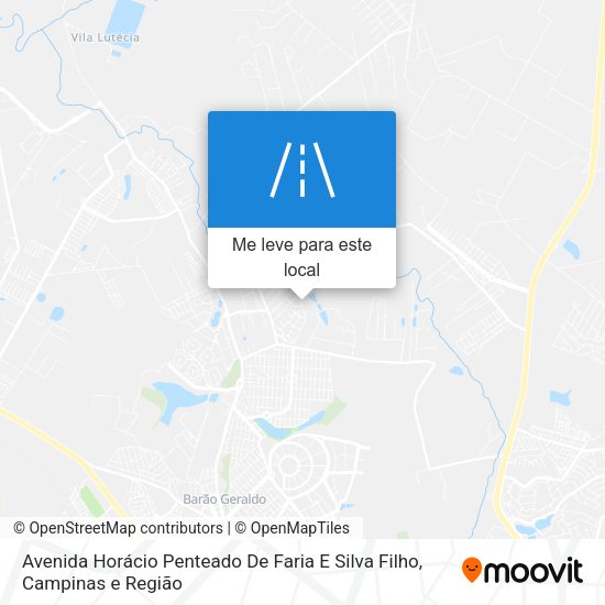 Avenida Horácio Penteado De Faria E Silva Filho mapa