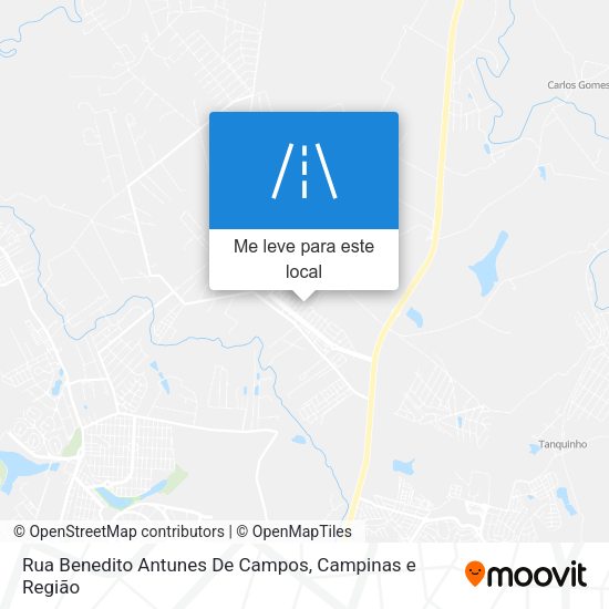 Rua Benedito Antunes De Campos mapa