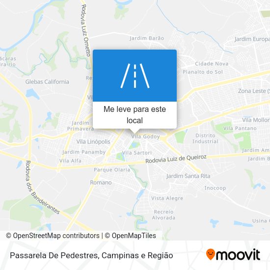 Passarela De Pedestres mapa