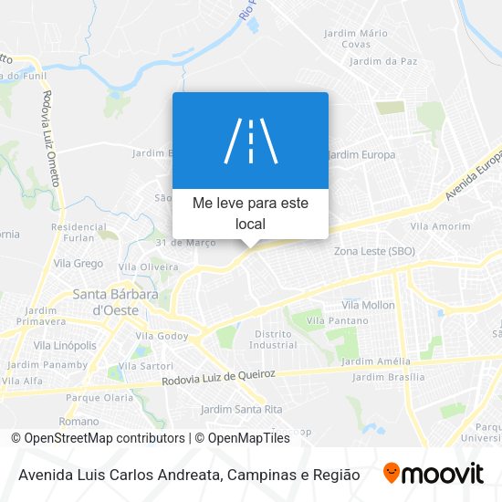 Avenida Luis Carlos Andreata mapa