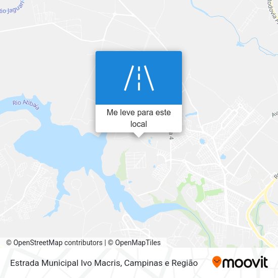 Estrada Municipal Ivo Macris mapa