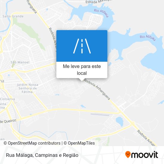 Rua Málaga mapa