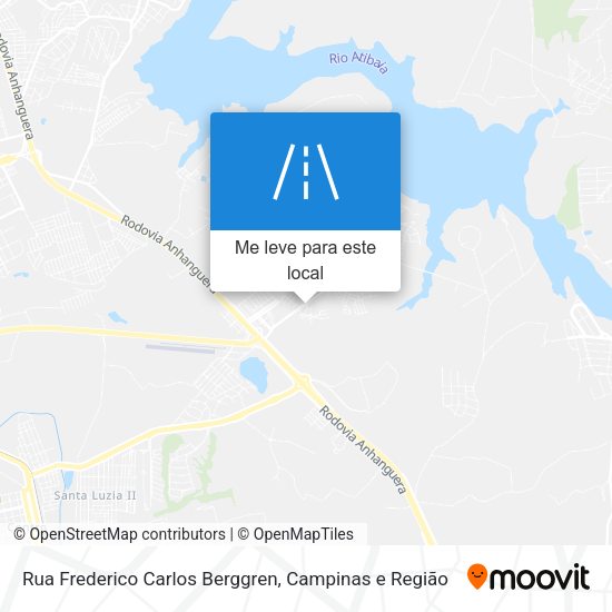 Rua Frederico Carlos Berggren mapa