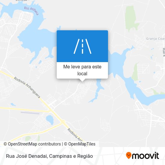 Rua José Denadai mapa