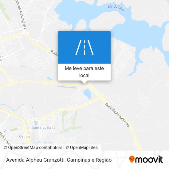 Avenida Alpheu Granzotti mapa