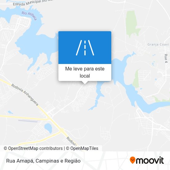 Rua Amapá mapa