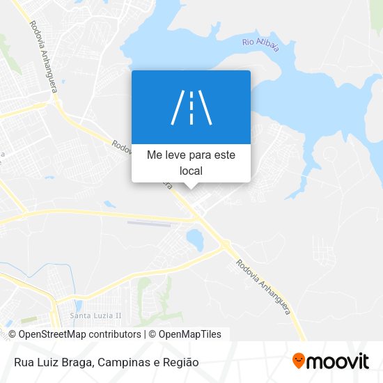 Rua Luiz Braga mapa