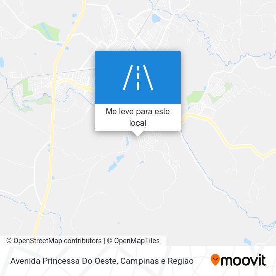 Avenida Princessa Do Oeste mapa