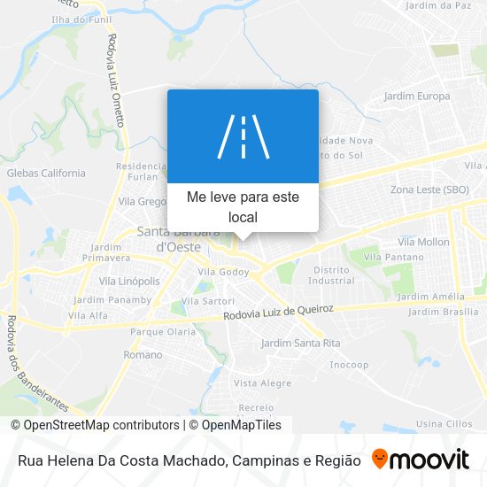 Rua Helena Da Costa Machado mapa