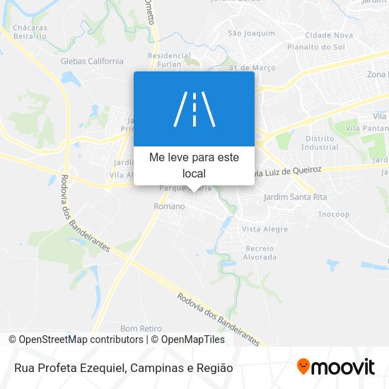 Rua Profeta Ezequiel mapa