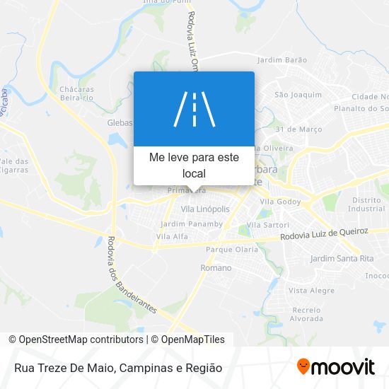 Rua Treze De Maio mapa