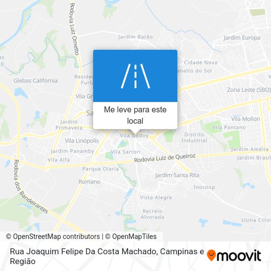 Rua Joaquim Felipe Da Costa Machado mapa