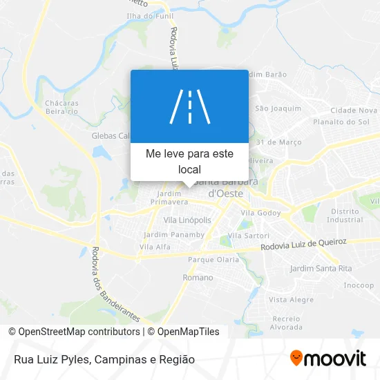 Rua Luiz Pyles mapa