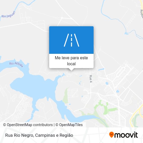 Rua Rio Negro mapa