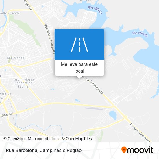 Rua Barcelona mapa