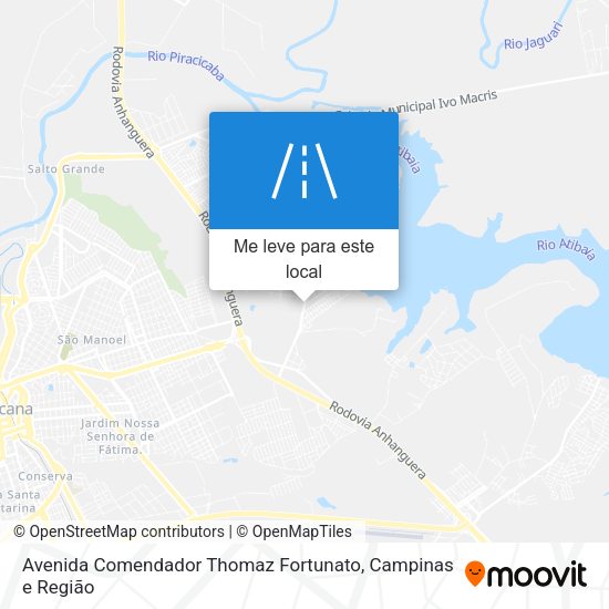 Avenida Comendador Thomaz Fortunato mapa