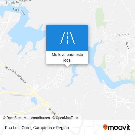 Rua Luiz Corsi mapa