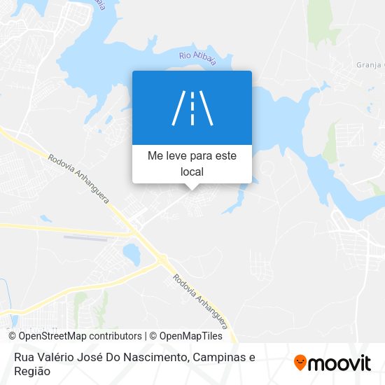 Rua Valério José Do Nascimento mapa