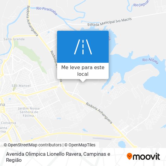 Avenida Olimpica Lionello Ravera mapa